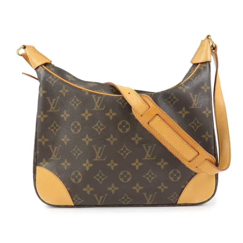 Louis Vuitton Monogram Boulogne 30 Shoulder Bag Brown